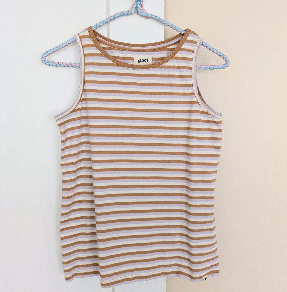 Pact Softspun High Neck Tank - Size S